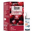 Orzax Ocean Cranberry Turna Yemişi Ekstresi 30 Tablet Takviye Edici Gıda - Diş Beyazlatıcı Köpük Hediye