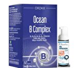 Orzax Ocean B Complex Takviye Edici Gıda 50 Kapsül - Diş Beyazlatıcı Köpük Hediye