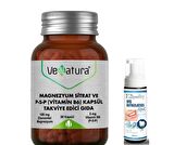 VeNatura Magnezyum Sitrat ve P5P (Vitamin B6) 90 Kapsül  - Diş Beyazlatıcı Köpük Hediye