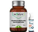 VeNatura Vitamin B2 (Riboflavin) Takviye Edici Gıda 100 kapsül  - Diş Beyazlatıcı Köpük Hediye
