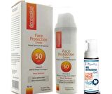 Dermoskin Face Protection SPF50 50ml- Diş Beyazlatıcı Köpük Hediye