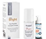 Dermoskin Be Bright Göz Çevresi Peptit Kompleks Krem 15 ml  - Diş Beyazlatıcı Köpük Hediye