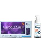 Suda Collagen Peach Flavor 30 Shots x 40 m- Diş Beyazlatıcı Köpük Hediye 