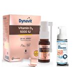 Eczacıbaşı Dynavit Vitamin D3 1000 IU Takviye Edici Gıda Sprey 20 ml - Diş Beyazlatıcı Köpük Hediye