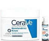 CeraVe Nemlendirici Krem 340 g - Diş Beyazlatıcı Köpük Hediye