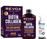 Revox Biotin Collagen At Kuyruğu Bitki Özü Şampuan 400 ml- Diş Beyazlatıcı Köpük Hediye