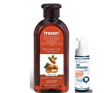 Tresan Argan Yağı Besleyici Kırılma Karşıtı Bakım Şampuanı 300 ml- Diş Beyazlatıcı Köpük Hediye