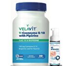 Velavit V-Coenzyme Q10 With Piperine 30 Kapsül- Diş Beyazlatıcı Köpük Hediye