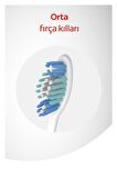 Colgate Diş Macunu Gelişmiş Beyazlık 3 x 75 ml, Üçlü Etki Orta Diş Fırçası