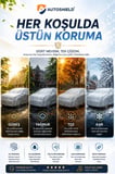 Audi SQ7 SUV Uyumlu Ultimate Serisi Oto Branda Araç Örtüsü 4 Mevsim Toz Güneş Yağmur Dolu Koru Araba Brandası