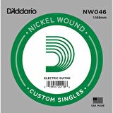 DADDARİO NW046 .046 ELEKTRO VE AKUSTİK GİTAR TEK TEL