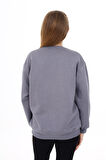 Kız Çocuk Baskılı 3 İplik Sweatshirt 7-13 Yaş Lx287