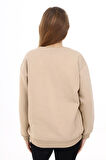 Kız Çocuk Baskılı 3 İplik Sweatshirt 7-13 Yaş Lx287