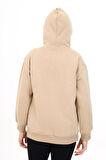 Kız Çocuk Kanguru Cepli Kapüşonlu Sweatshirt Hoodie  7-13 Yaş Lx278