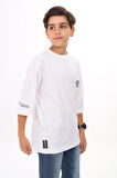 Erkek Çocuk Yazı Baskılı Basic T-Shirt 9-14 Yaş Lx7073