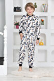 Erkek Çocuk  Spor Araba Baskılı Pijama Takımı 1-11 Yaş 4924-26