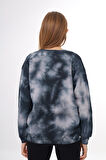 Kız Çocuk Batik Desenli Sweatshirt  Px69