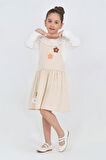 Kız Çocuk 2'li Elbise (Elbise+Badi Bluz) 12342