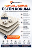 Mitsubishi Attrages Uyumlu Pamuklu Bez Oto Branda Araç Örtüsü Toz Koruyucu Boya Dostu