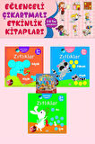 3 Yaş ve Üzeri Zıtlıklar Kitabım Seti (3 Kitap)- 72 Çıkartmalı
