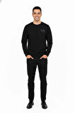 Oppland Erkek Sweatshirt Regular Fit Pamuklu Kumaş iki iplik Logolu OPES26AMRMOD16