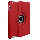 Smcase Apple iPad 2 3 4 Kılıf 360 Dönebilen Koruma Kapaklı Standlı dn2