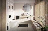 VitrA Origin A4255736 Çanak Lavabo Bataryası, Mat Siyah