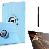 Smcase Apple iPad 9.7 2017 5.Nesil Kılıf 360 Dönebilen Koruma Kapaklı Standlı dn22  Nano  Kalem