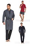 Damatlık Ropteşambr 5 Li Pijama Set 5560