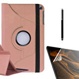 Smcase Samsung Galaxy Tab A7 10.4 T500 2020 Kılıf 360 Dönebilen Koruma Kapaklı Standlı dn22  Nano  Kalem