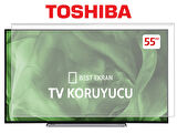 Toshiba 55QV3F63DT Tv Ekran Koruyucu - Toshiba 55" inç 139 Ekran 4K HD Smart QLED TV Ekran Koruyucu