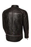 Erkek Vintage Deri Mont