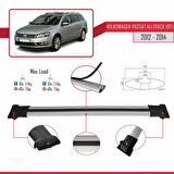 Volkswagen Passat B7 (3C) Alltrack 2012-2014 Arası ile Uyumlu FLY Model Ara Atkı Tavan Barı Gri 2 Adet