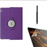 Smcase Huawei T3 10 inç Kılıf 360 Dönebilen Koruma Kapaklı Standlı dn22  Nano  Kalem