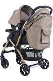 4 Baby AB-460 Active Gold Travel Sistem Bebek Arabası Four Baby