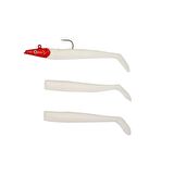 Pandora Sandeel 10cm Silikon Yem -Red Head / White Body