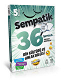 5.Sınıf Sempatik Din Kültürü ve Ahlak Bilgisi Soru Bankası +36 Haftalık Kazanım Denemeleri(Hediyeli)