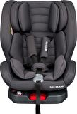 BabyDoor Airfox 360° Dönebilen Isofixli 0 - 36 kg Oto Koltuğu Gri