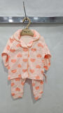 uğurböceğiçocuk Kalpli Baskılı Pijama Takım 2422