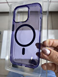 IPHONE 14 PRO ŞEFFAF SERT SİLİKON KIIF MAGSAFELİ