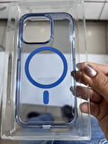 IPHONE 14 PRO ŞEFFAF SERT SİLİKON KIIF MAGSAFELİ