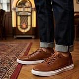 Erkek Beyaz Tabanlı Retro Sneaker