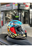 Rapid 2 Neo Mavi-Mor Full Face Motosiklet Kask