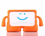 Smcase Samsung Galaxy Tab A7 10.4 T500 2020 Kılıf Tutacaklı Çocuklar İçin Silikon ib1