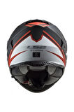 Storm 2 Nerve Kapalı Kask Mat Siyah-kırmızı X-small