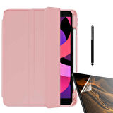 Smcase Apple iPad Pro 11 2020 2.Nesil Kılıf Standlı Kalem Bölmeli Arkası Şeffaf nt22  Nano  Kalem