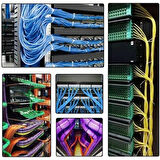 100 Adet Plastik Cırt Kelepçe Kablo Bağı Kablo Düzenleyici- 3.6 X 150 Mm (4915)