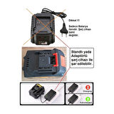 Dawreek Şarjlı Matkap, Kırıcı, Taşlama, İspiral, Budama, Testere, Somun Sıkma Bataryası 10 Pili Akü