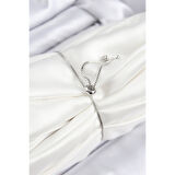 Pirinç Zirkon Taşlı Su Yolu Model Gümüş Renk Asansörlü Kadın Bileklik