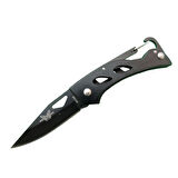 Benchmade A1103b Siyah Kamp Çakı 15 Cm - Kancalı Metal Saplı